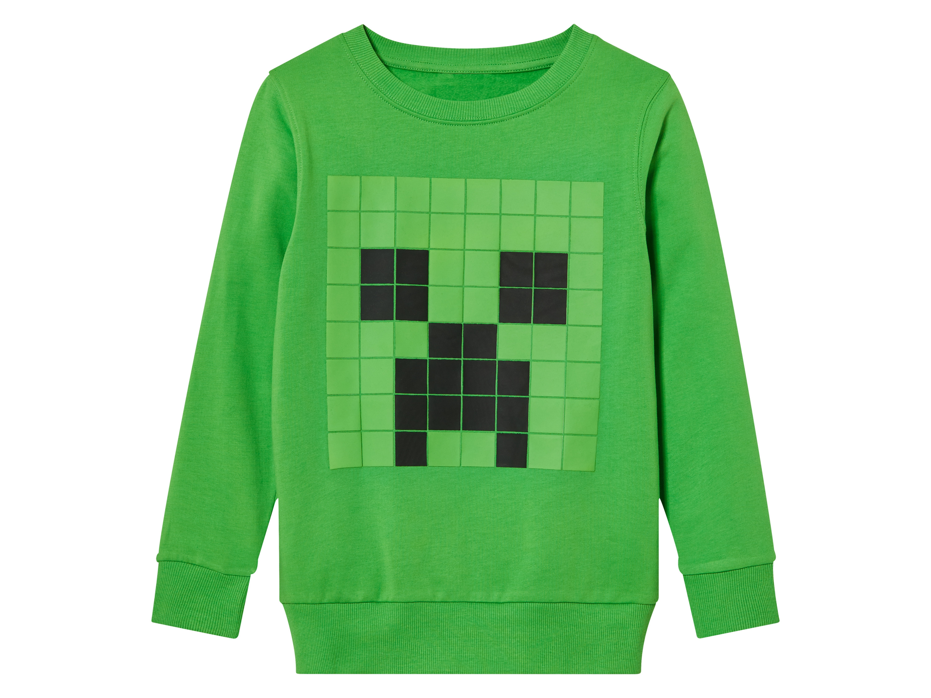 Minecraft Kinder Sweatshirt/Sweatjacke (158/164, grün) 158/164