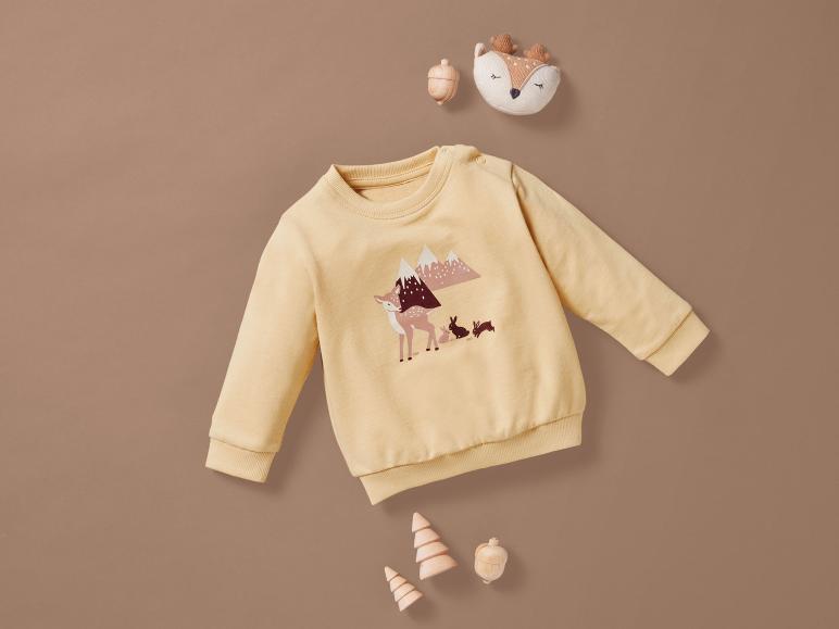 Gehe zu Vollbildansicht: lupilu® Baby Sweatshirt mit hohem Baumwollanteil - Bild 3