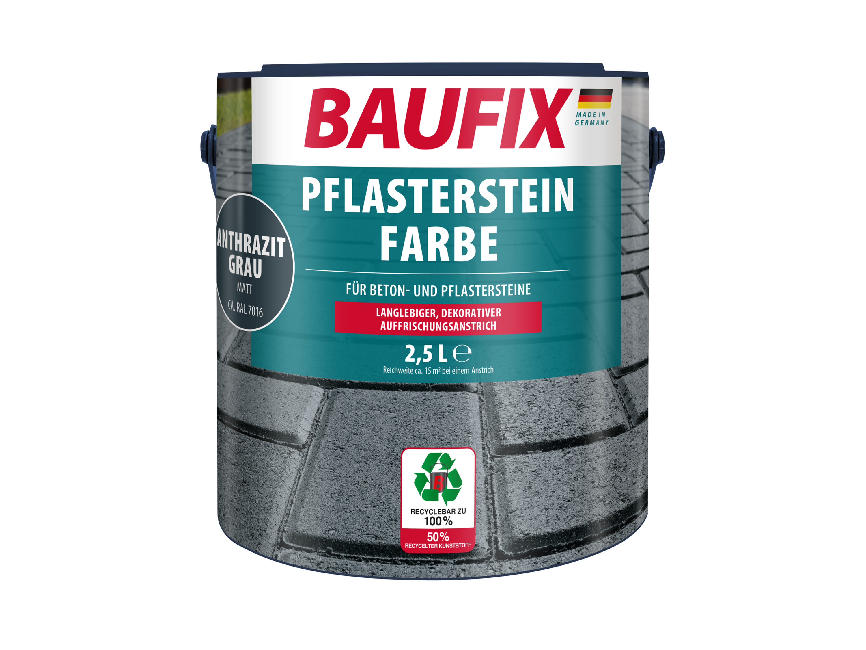 BAUFIX Pflasterstein Farbe (anthrazitgrau matt)