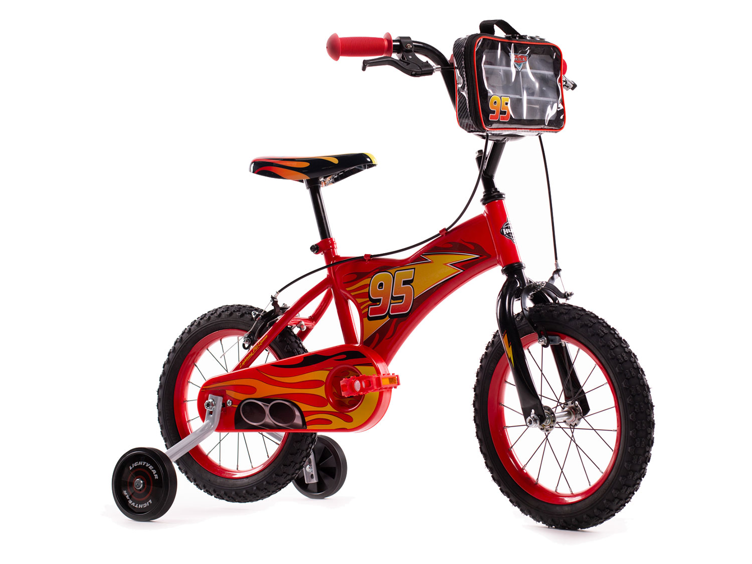 Huffy Kinderfahrrad 14 Zoll (Cars, rot)