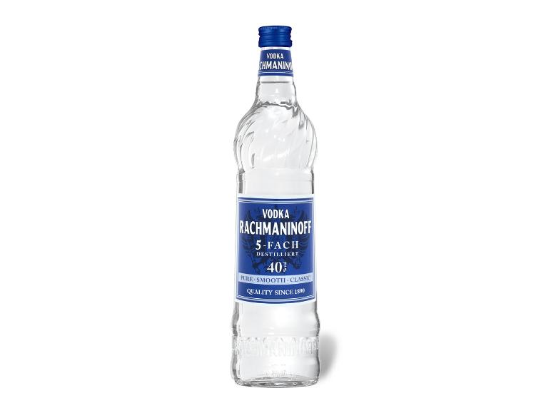 Gehe zu Vollbildansicht: RACHMANINOFF Vodka 5-fach destilliert 40% Vol - Bild 1