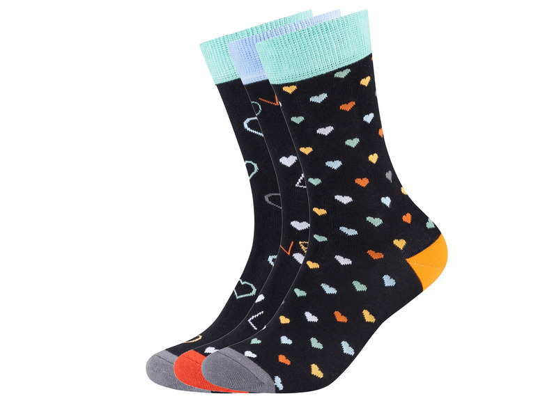 Gehe zu Vollbildansicht: Fun Socks Socken, 3 Paar, mit Geschenkbox - Bild 17