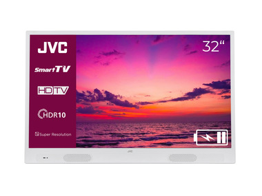 JVC Tragbarer Fernseher »LT-32VHP256W« Camping Smart TV HD 32 Zoll mit Akku Strombetrieb