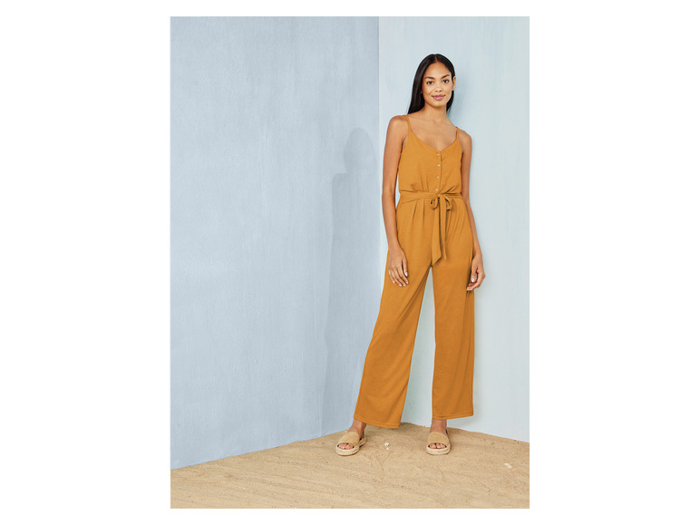 Gehe zu Vollbildansicht: esmara® Damen Jumpsuit, in Strukturoptik - Bild 9