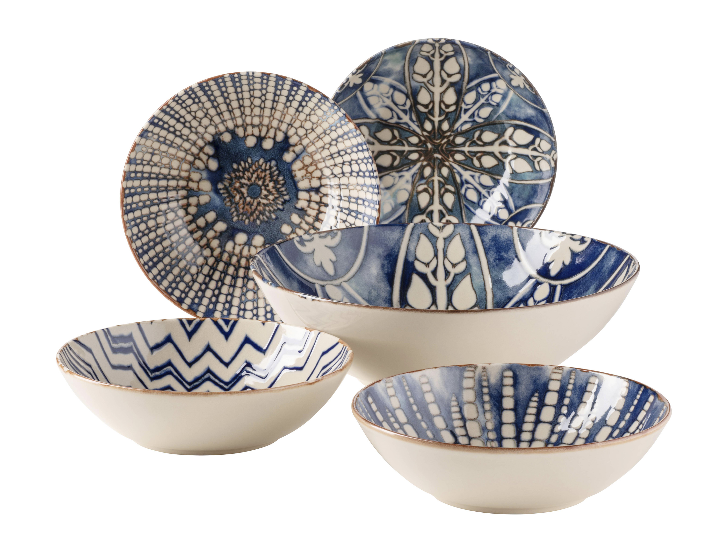 MÄSER Salat-Set »Iberico Blue«, 5-teilig, 4 Designs