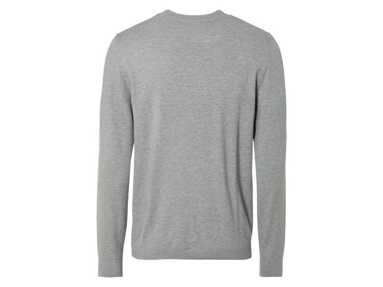 Gehe zu Vollbildansicht: LIVERGY® Herren Strickpullover, mit Rundhalsausschnitt - Bild 4