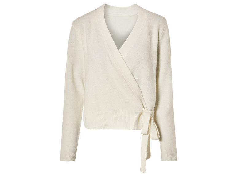 Gehe zu Vollbildansicht: esmara® Damen Wickel-Cardigan, tiefer V-Ausschnitt - Bild 10