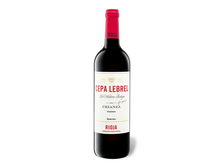 Gehe zu Vollbildansicht: Cepa Lebrel Rioja Crianza DOCa trocken, Rotwein 2019 - Bild 1