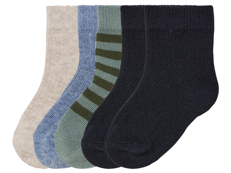 Gehe zu Vollbildansicht: lupilu® Baby Socken, 5 Paar, mit Bio-Baumwolle - Bild 8