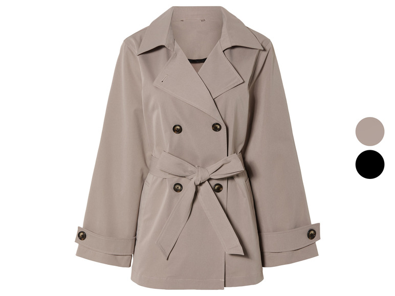 esmara® Damen Trenchcoat mit breitem Reverskragen