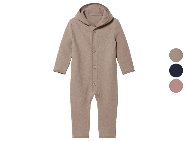 lupilu® Baby Outdoor-Overall aus reiner Bio-Merinowolle