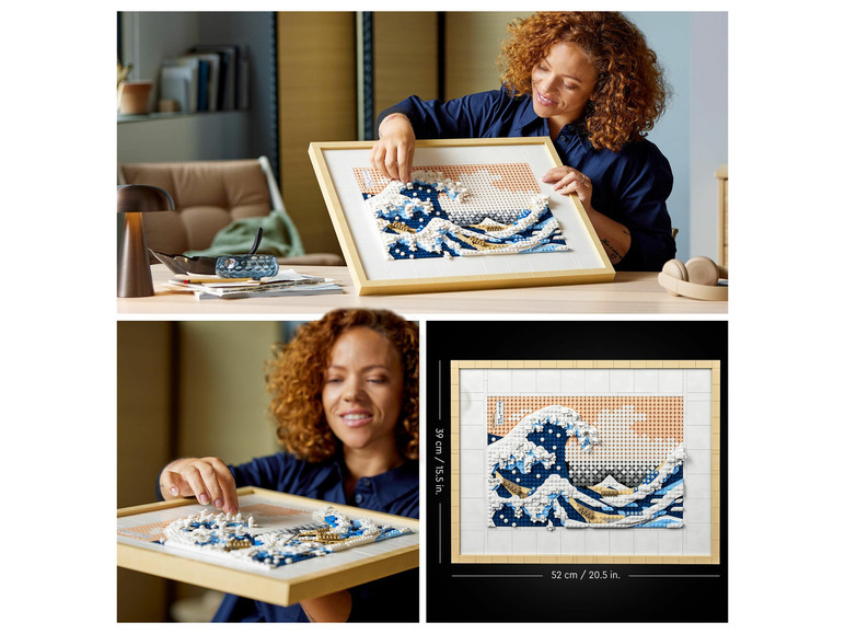 Gehe zu Vollbildansicht: LEGO® ART 31208 »Hokusai – Große Welle« - Bild 2