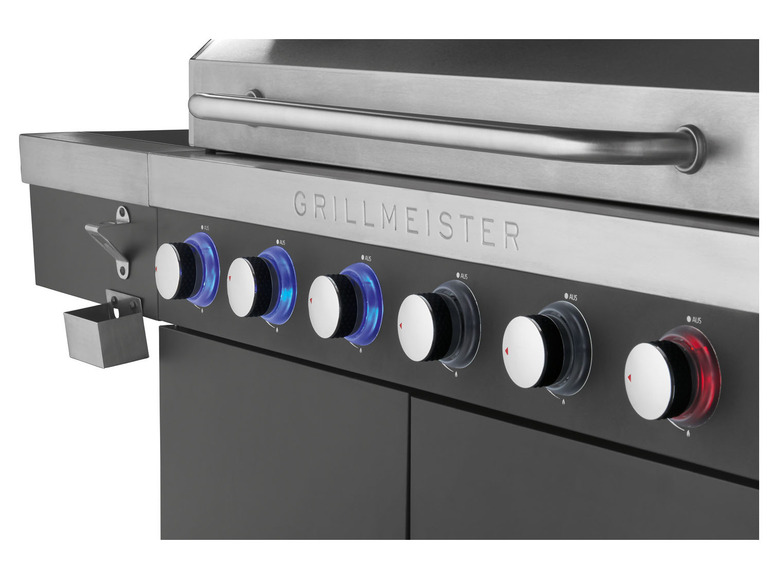 GRILLMEISTER Gasgrill, 6plus1 kW 26,1 Brenner