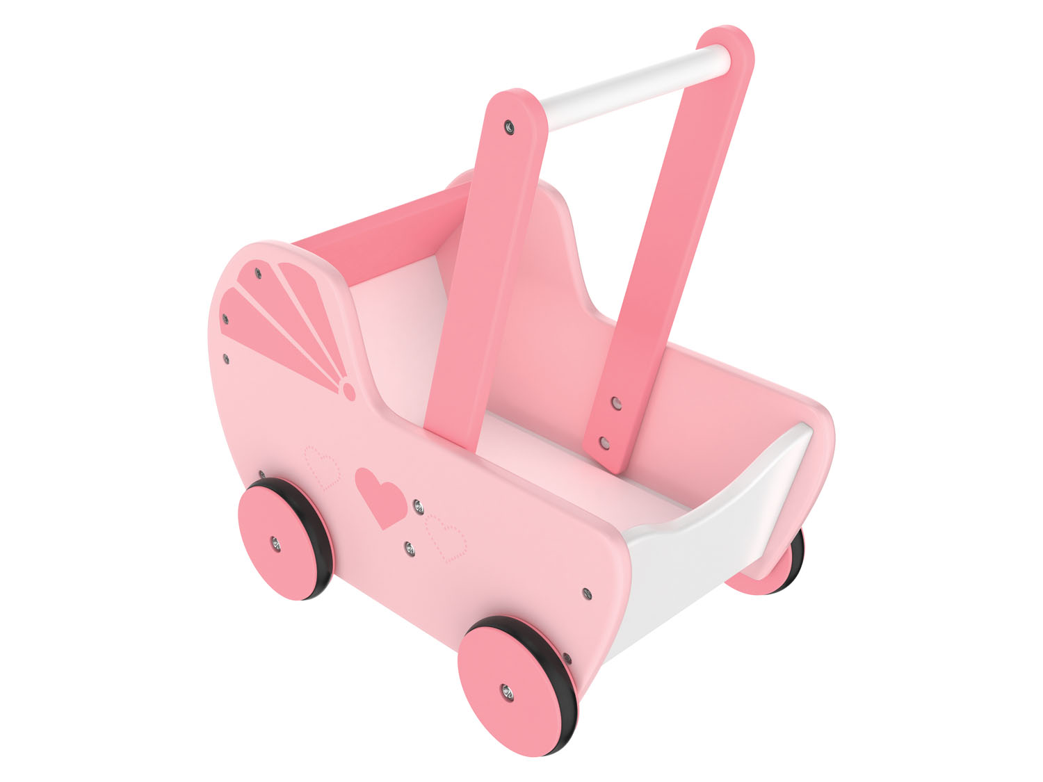 Playtive Holz Babypuppenmöbel (Puppenwagen)