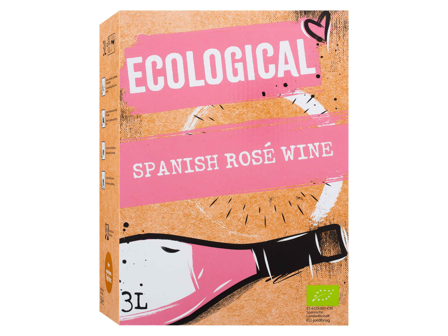 BIO Tempranillo Bag-in-Box trocken, Spanien Rosé Roséw…
