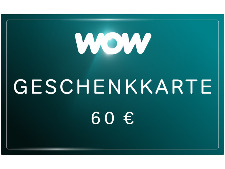 WOW Streaming Geschenkkarte 60€