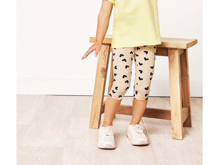 Gehe zu Vollbildansicht: lupilu® Kleinkinder Leggings, 3 Stück, mit hohem Baumwollanteil - Bild 4