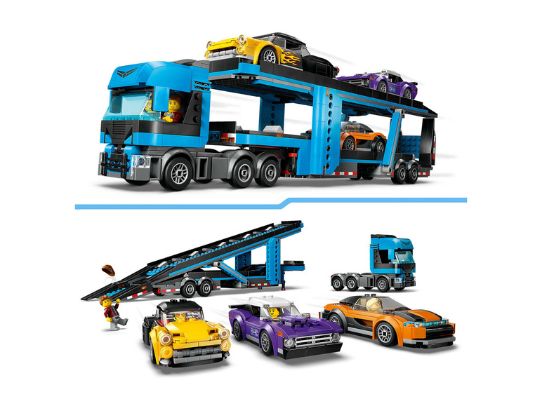 Gehe zu Vollbildansicht: LEGO® City 60408 »Autotransporter mit Sportwagen« - Bild 5