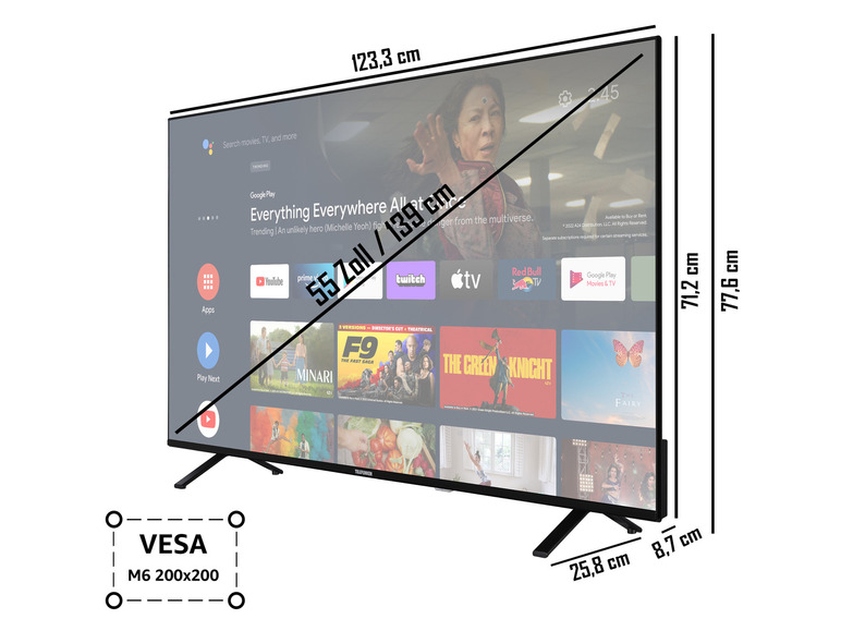 Gehe zu Vollbildansicht: TELEFUNKEN Fernseher »XUAN751S« Android Smart TV 4K UHD - Bild 22