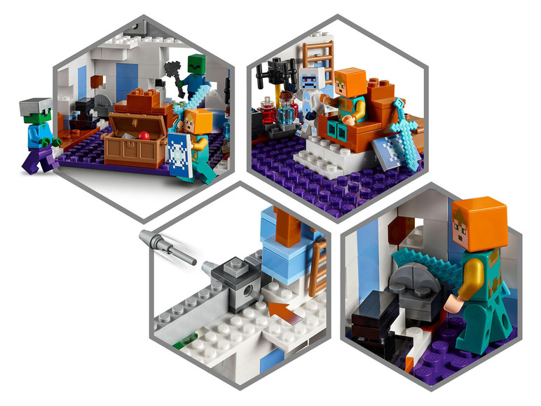 Gehe zu Vollbildansicht: Lego Minecraft 21186 »Der Eispalast« - Bild 4