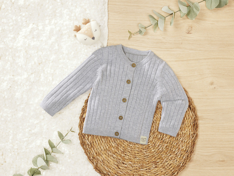 Gehe zu Vollbildansicht: lupilu® Baby Strickjacke aus reiner Bio-Baumwolle - Bild 2