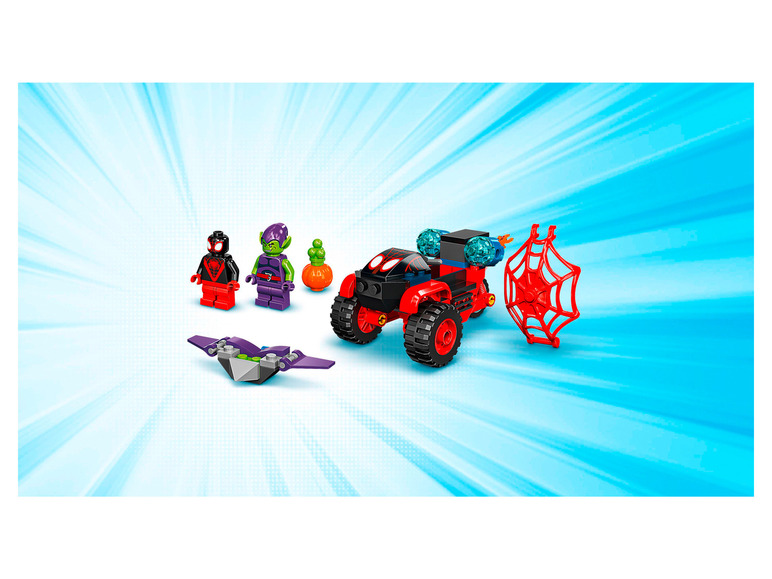 Gehe zu Vollbildansicht: LEGO® Spidey und Super-Freunde 10781 »Miles Morales: Spider-Mans Techno-Trike« - Bild 2