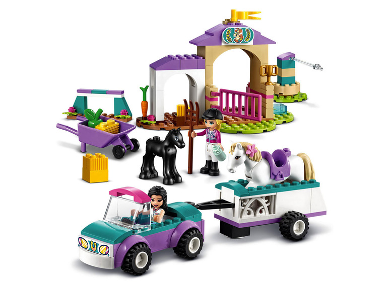 Gehe zu Vollbildansicht: LEGO® Friends 41441 »Trainingskoppel und Pferdeanhänger« - Bild 3