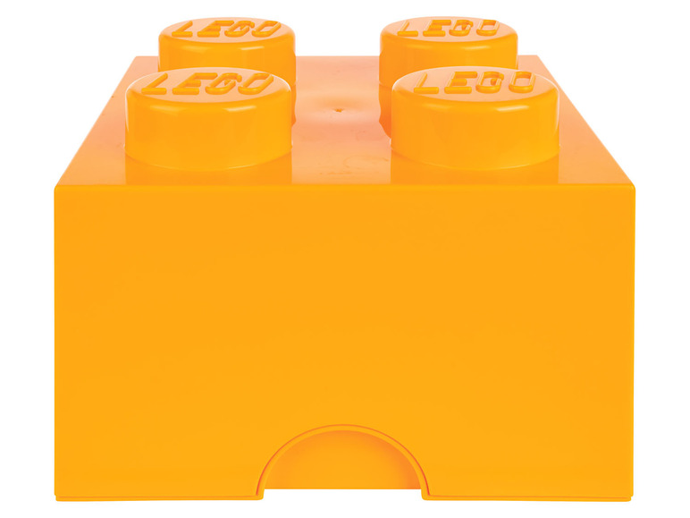 Gehe zu Vollbildansicht: LEGO Aufbewahrungsbox mit 4 Noppen, stapelbar, 2er Set - Bild 17