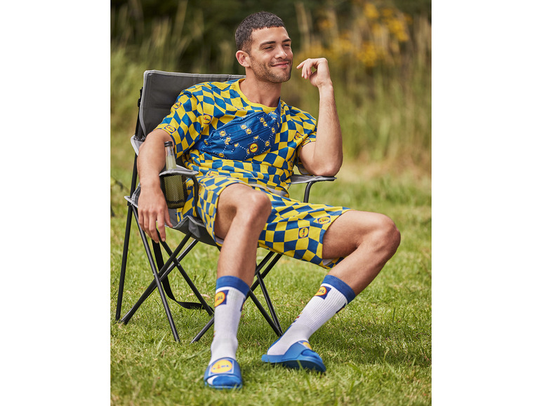 Gehe zu Vollbildansicht: LIVERGY® Herren Sweatshorts mit Lidl-Print - Bild 4