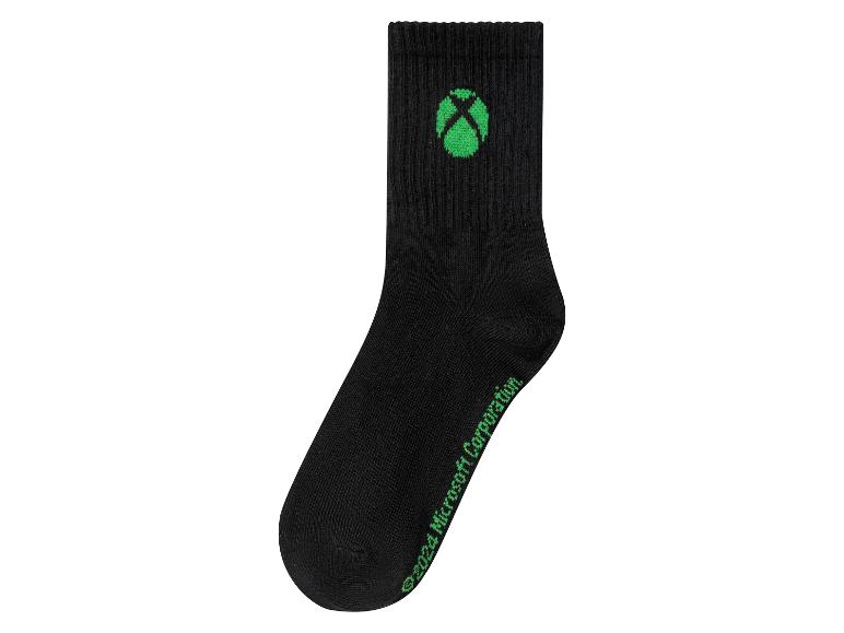 Gehe zu Vollbildansicht: PLAYSTATION / XBOX Kinder Socken, 3 Paar, mit Baumwolle - Bild 4