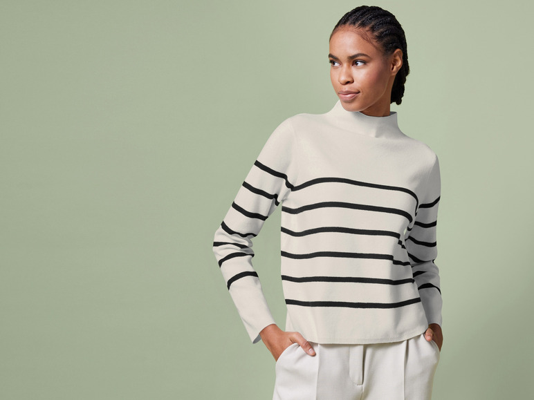 Gehe zu Vollbildansicht: esmara® Damen Pullover mit Stehkragen - Bild 9