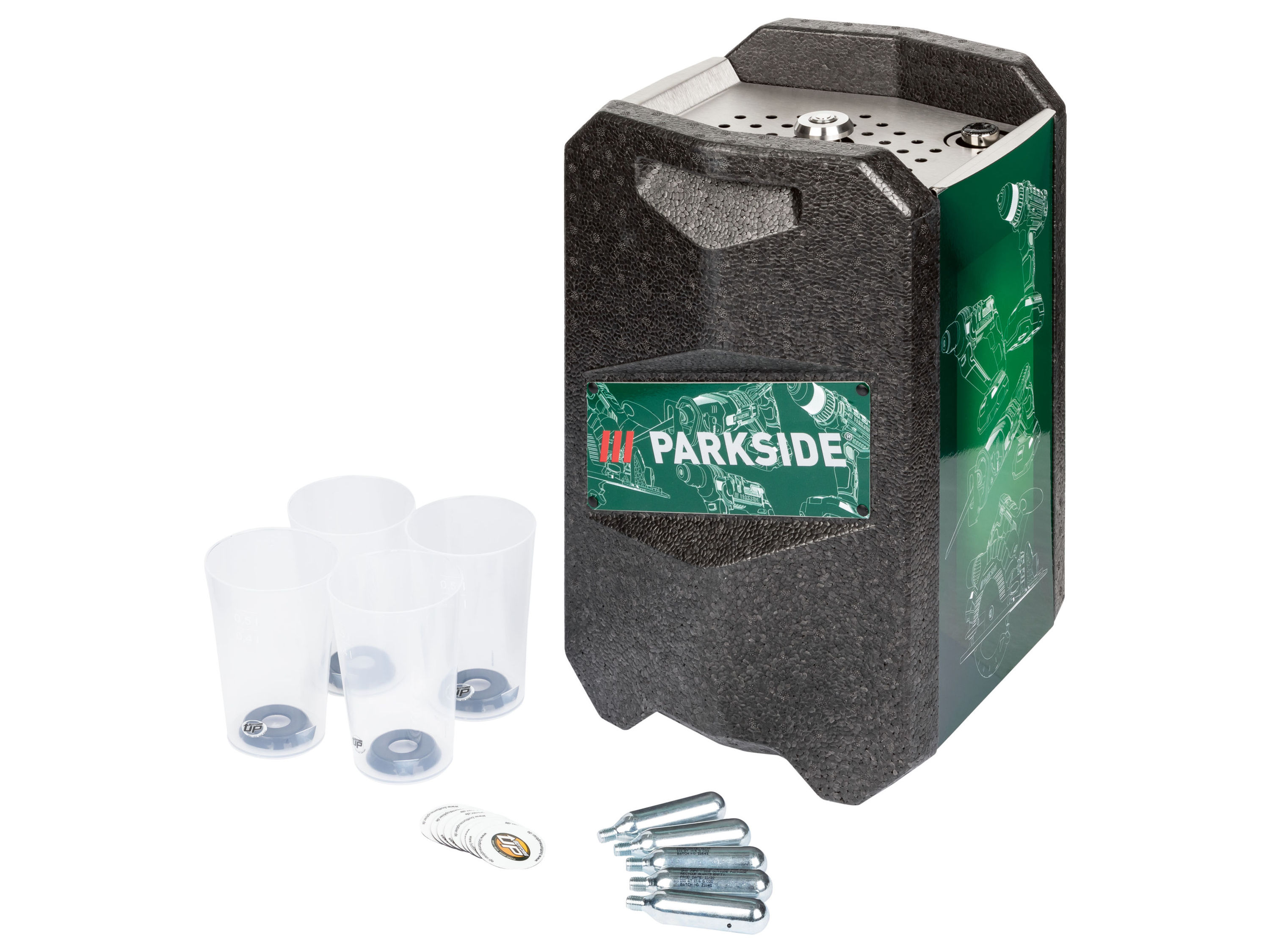 Beer Buddy by Parkside Bierzapfanlage, Exklusiv Edition, Starterkit