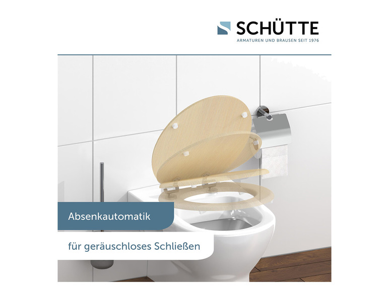 Gehe zu Vollbildansicht: Schütte WC Sitz MDF Holzoptik mit Absenkautomatik - Bild 15