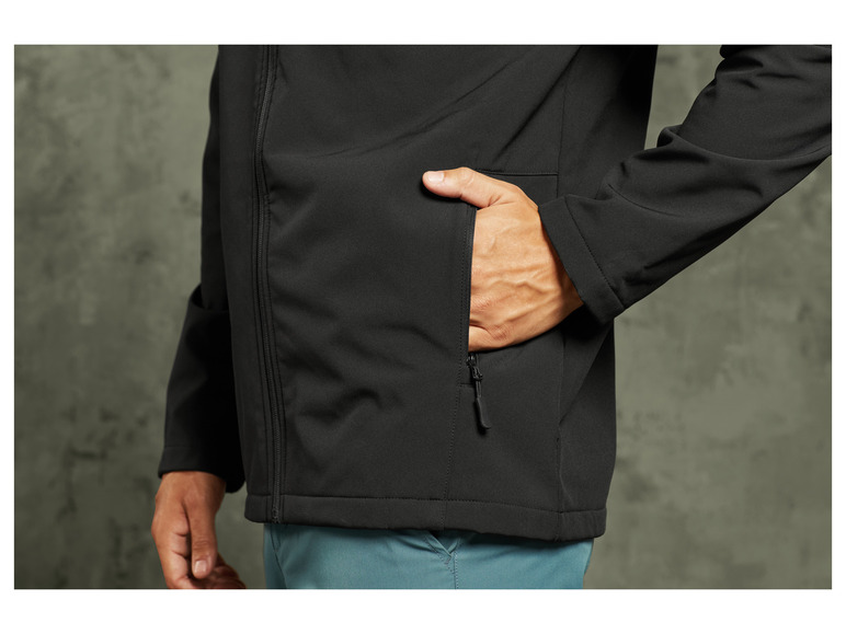 Gehe zu Vollbildansicht: CRIVIT Herren Thermo-Softshelljacke, wasserabweisendes Obermaterial - Bild 18