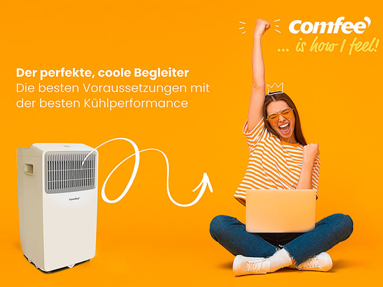 Comfee Mobile Klimaanlage »PAC mit 9000«, Sprachsteuerung