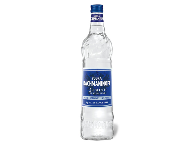 40% Wodka RACHMANINOFF destilliert Vol 5-fach