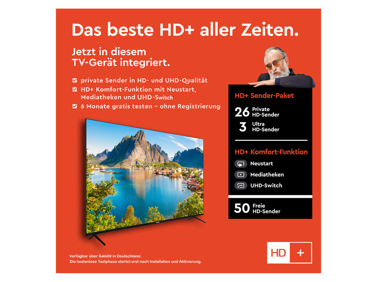 Fernseher Zoll »XU65SN660S« UHD 4K TELEFUNKEN 65 TV Smart