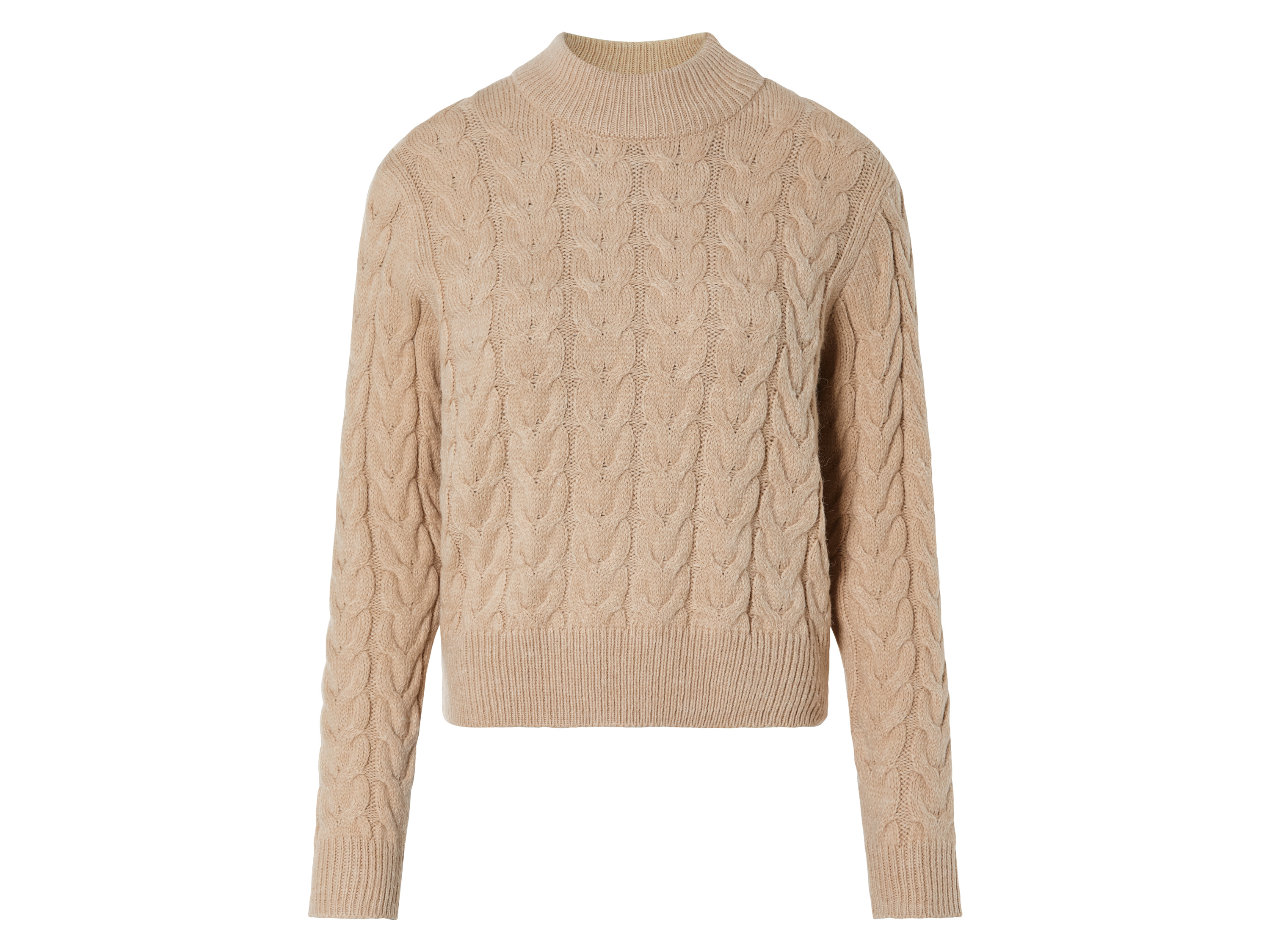 esmara® Damen Pullover (L(44/46), beige) L(44/46)