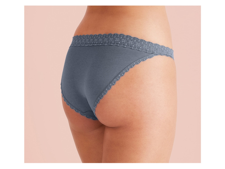 Gehe zu Vollbildansicht: esmara® Damen Slips, 5 Stück, mit Spitze - Bild 10