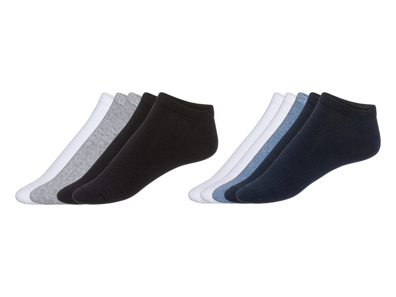 LIVERGY® Herren Sneakersocken, 5 Paar, optimale Passform