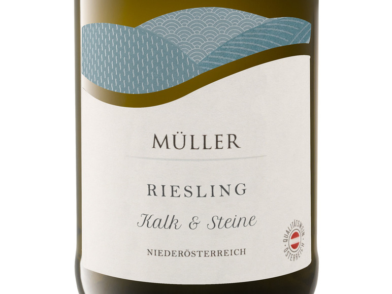Riesling Kalk & Steine Weißwein 2022 trocken, Niederösterreich