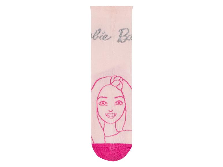 Gehe zu Vollbildansicht: Kleinkinder / Kinder Socken »Barbie«, 3 Paar, mit Baumwolle - Bild 12