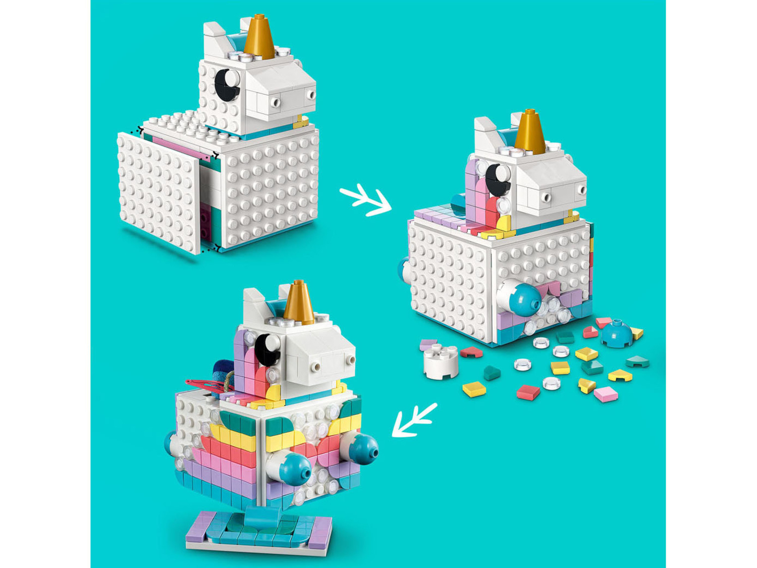 LEGO® DOTs 41962 »Einhorn Familienkreativset« LIDL 