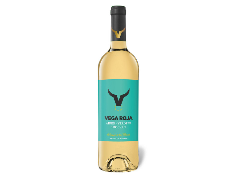 Vega Roja Airén-Verdejo Valdepeñas trocken, DO 2021 Weißwein