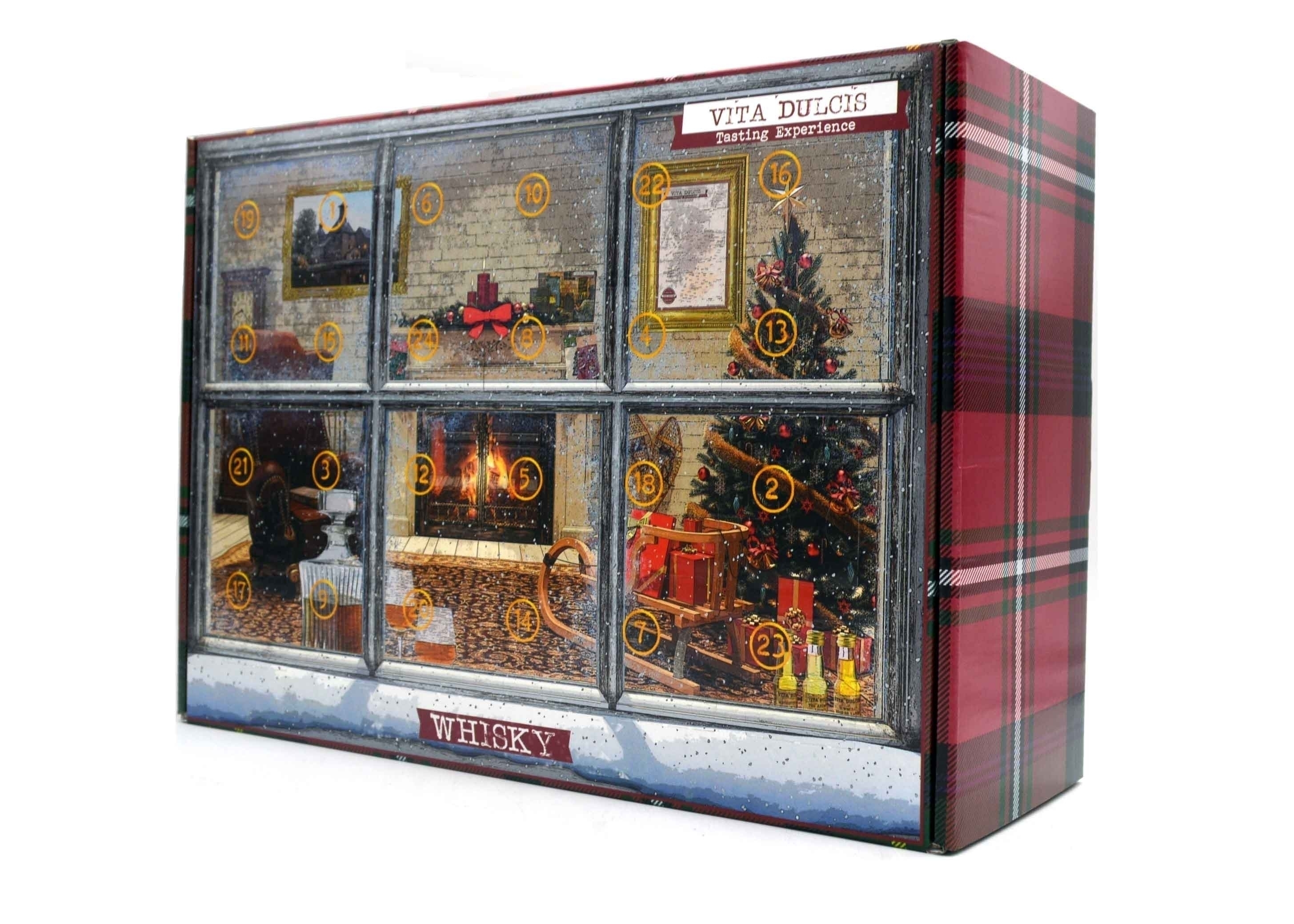 Vita Dulcis Whisky Adventskalender Klassik - Edition 8, 24 x 0,02l, 40 - 48% Vol