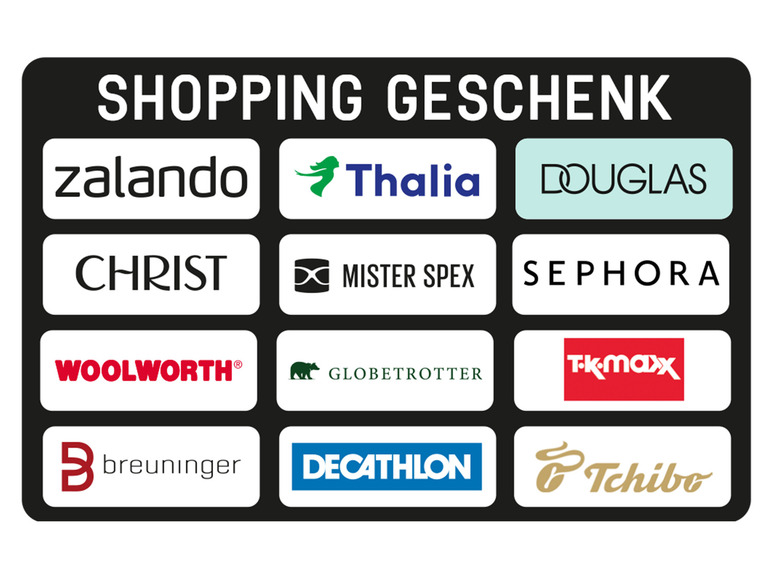 Wunschgutschein Shopping Digital - 25€ Code