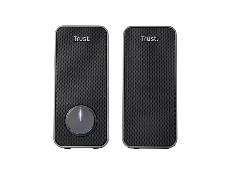 Trust Lautsprecherset »Arys 2.0«, USB-Anschluss mit schwarz