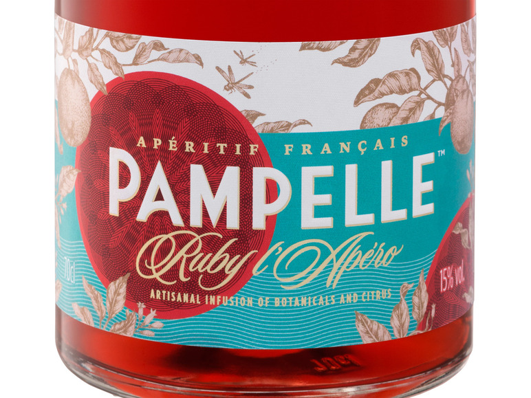 Pampelle Ruby L\'Apéro Vol Geschenkbox und mit 15% Glas