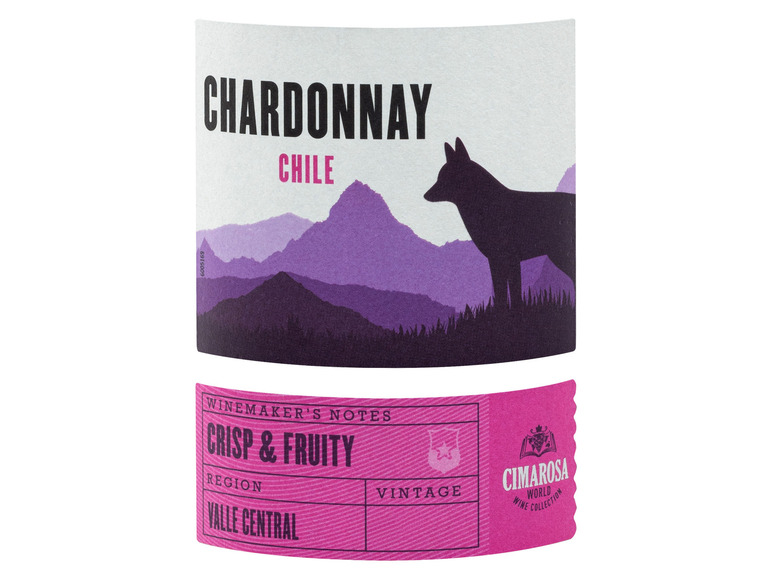 CIMAROSA Chardonnay 2022 | Weißwein trocken, LIDL Chile