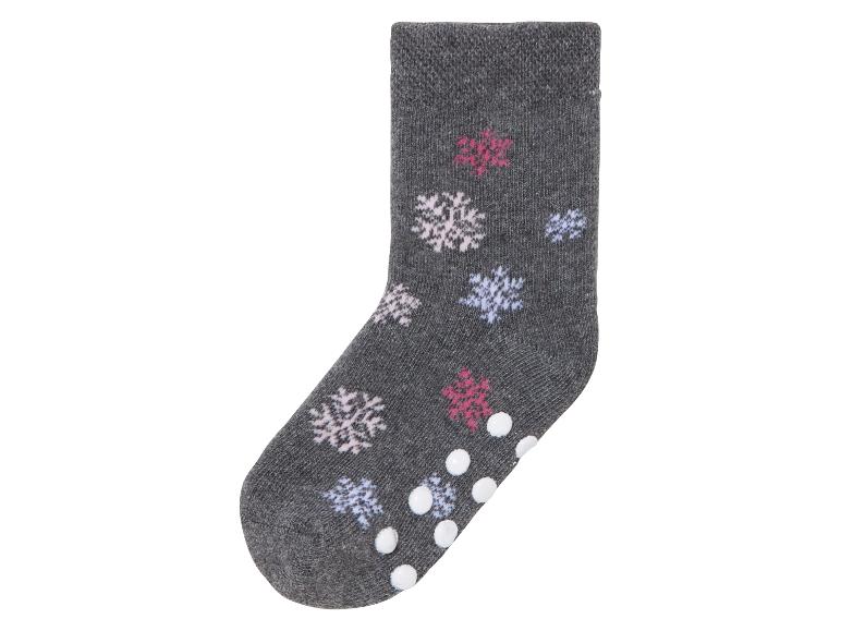 Gehe zu Vollbildansicht: lupilu® Kleinkinder Thermosocken, 2 Paar, mit Silikonnoppen - Bild 13